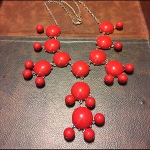 Simple Red Bubble Necklace